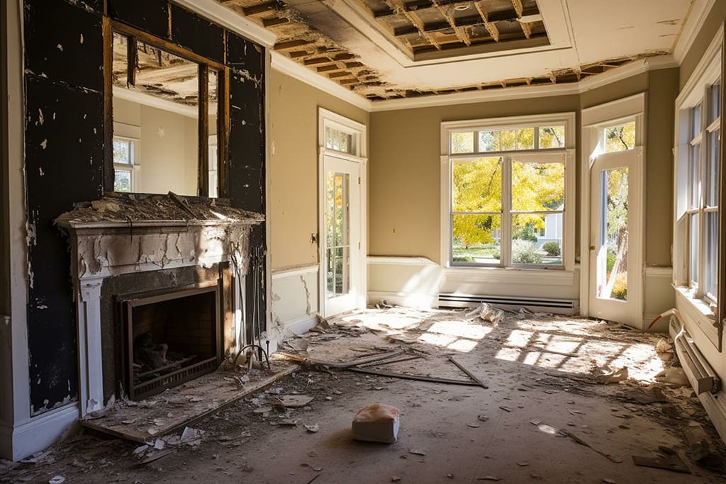 fire damage Restoration